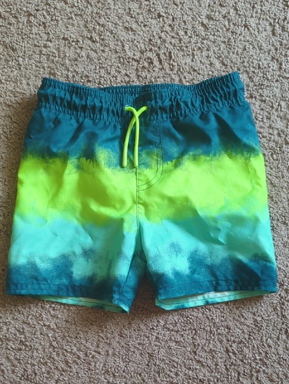 Boys Neon Cat & Jack Dino Gator Pizza Swim Trunk Set - Multicolor Size 2T